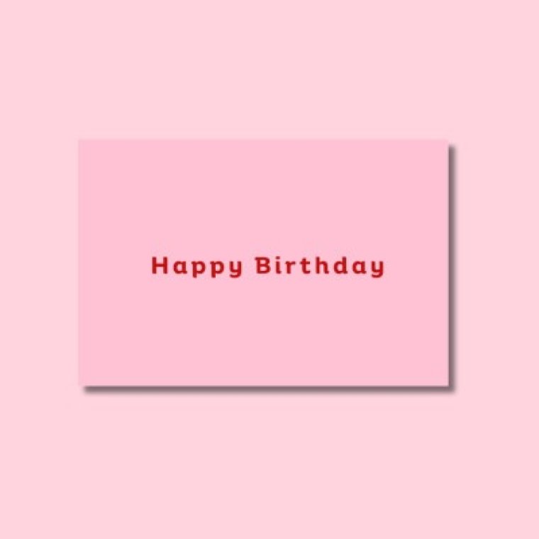 HAPPY BIRTHDAY-C4