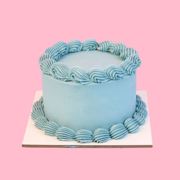 Baby Blue Basic Cake