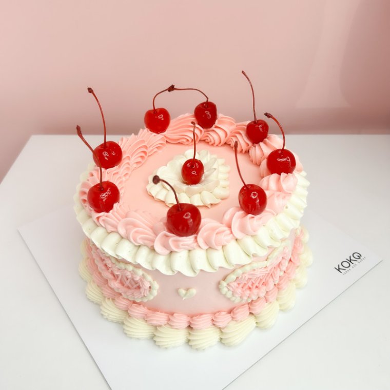 Cherry Pie Vintage Cake