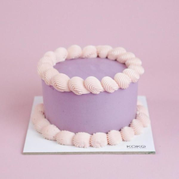 Bento Purple Basic Cake