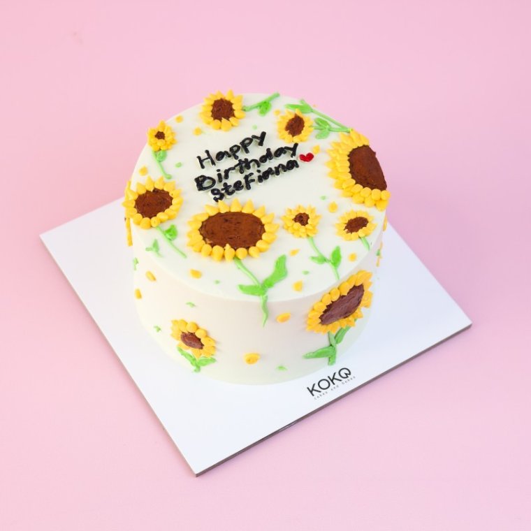 Bento Dreamy Sunflower Cake