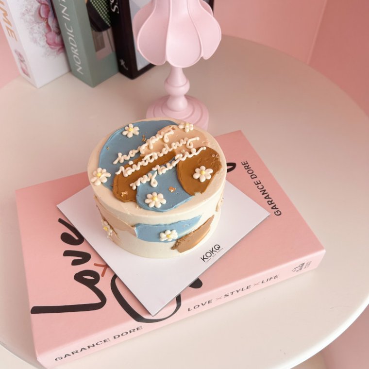 Bento Daisy Color Splash Cake