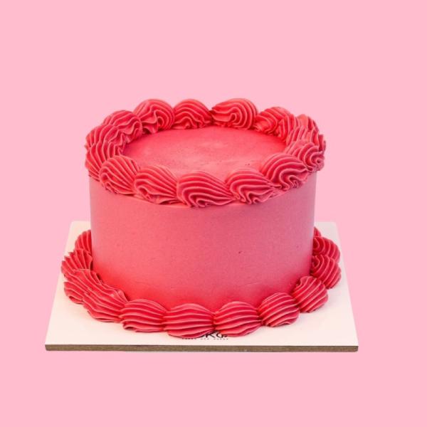 Bento Pink Basic Cake