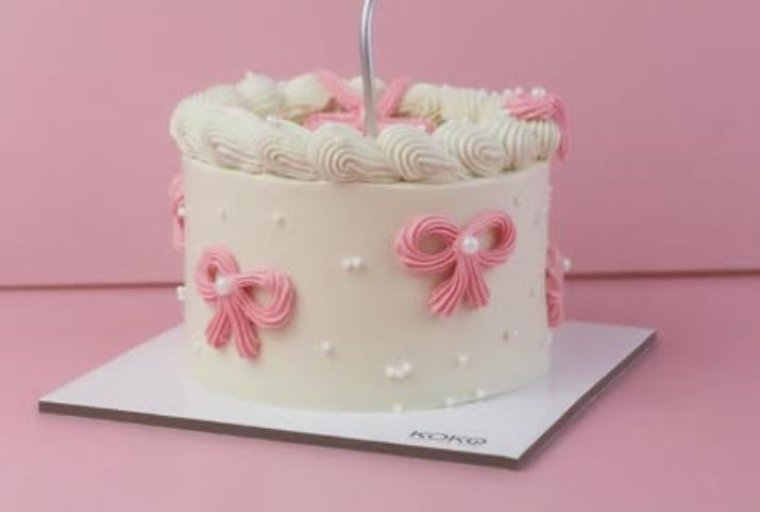 Pink Ribbon Cake
