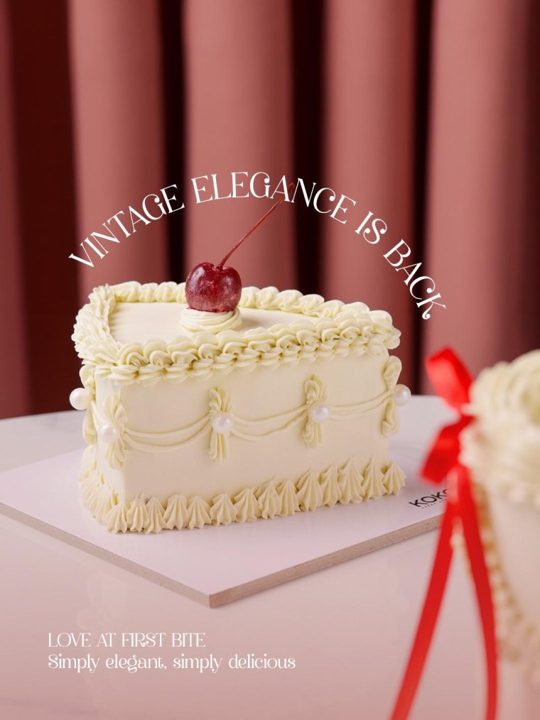 Vintage Slice Bento with cherry