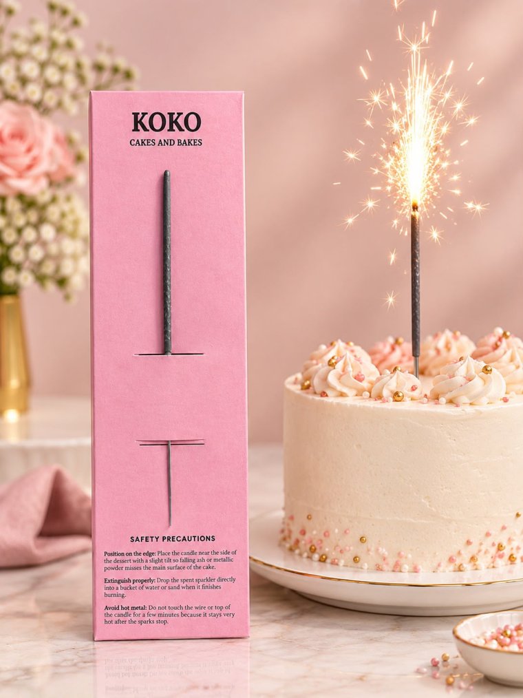 Sparkling candle