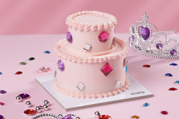 MINI 2 TIER GEM CAKE
